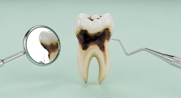 虫歯になっている歯