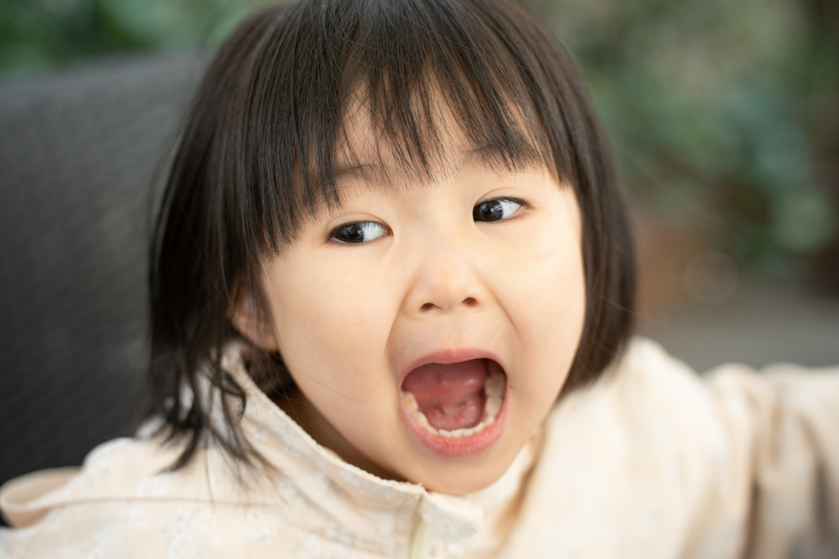健康的な歯の子ども
